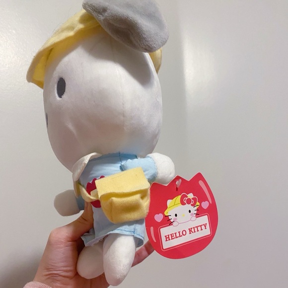 Cute Sanrio Pochacco with Yellow Hat Stuff Toy - Picture 2 of 2